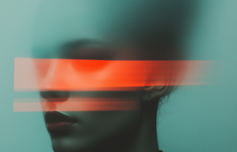 Creative digital campaign portrait